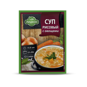 Rice soup with vegetables 70g